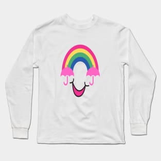 Smiling Rainbow Long Sleeve T-Shirt